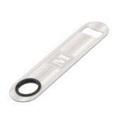 Beige Streifen Speed Flaschenöffner (Vorderseite Schrägansicht)