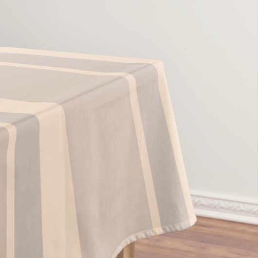Beige Streifen Tischdecke (Beispiel)