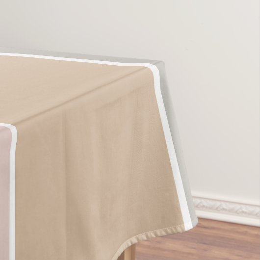 Beige Streifen Tischdecke (Beispiel)