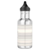 Beige Streifen Trinkflasche (Rechts)