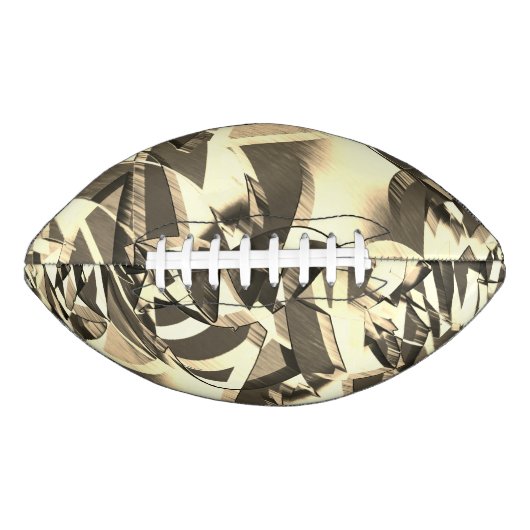 Beige Streifen über braunes Bild mit Drizzle Football (Vorderseite)