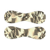 Beige streut ein braunes, tropfendes Bild auf Baseball (Paneele)