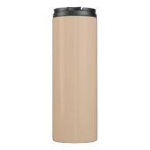Beige Stylized Wedding Bridesmaid Thermosbecher (Rückseite)
