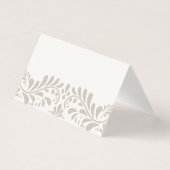 Beige Talavera Tile Fiesta Platzkarte Table Decor (Vorderseite)