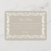 Beige Talavera Tile Share Rezept Einladung einfüge (Vorderseite)