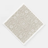 Beige Talavera Tile Spanish Style Fiesta Serviette (Ecke)