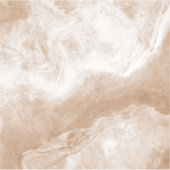 Beige Tan Brown White Marble Print Keramik Tile Aufkleber (Vorderseite)