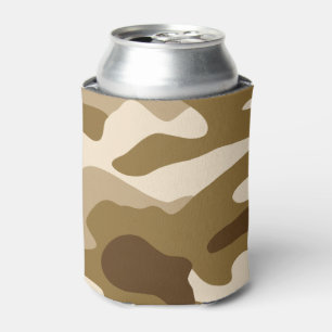 Beige Tarnmuster Dosenkühler
