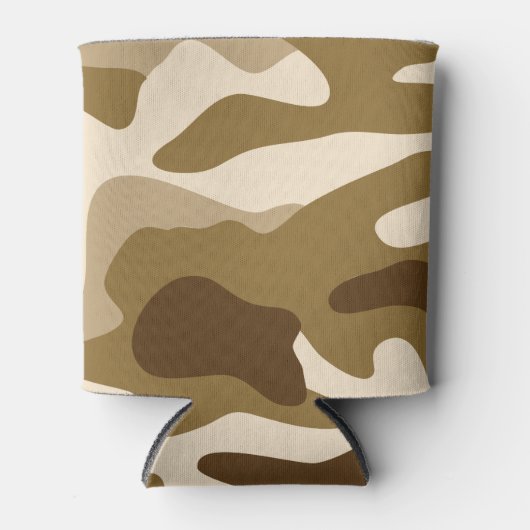 Beige Tarnmuster Dosenkühler (Vorderseite)