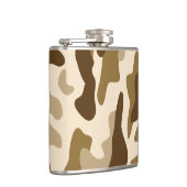 Beige Tarnmuster Flachmann (Rechts)