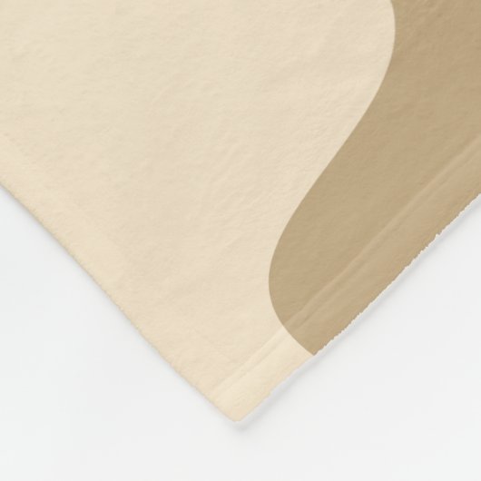 Beige Tarnmuster Fleecedecke (Ecke)
