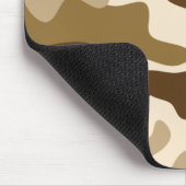 Beige Tarnmuster Mousepad (Ecke)