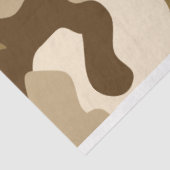 Beige Tarnmuster Seidenpapier (Ausschnitt)