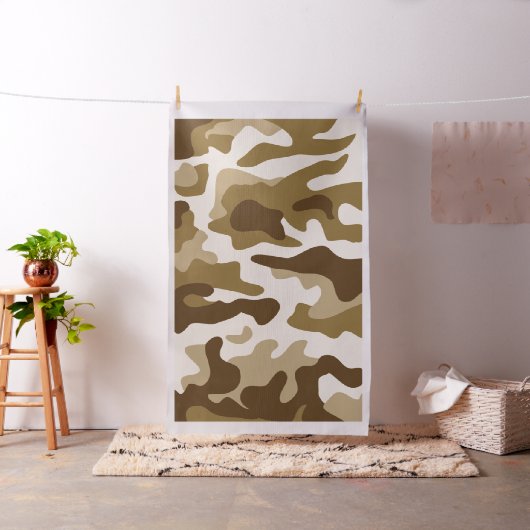 Beige Tarnmuster Stoff (Beispiel)