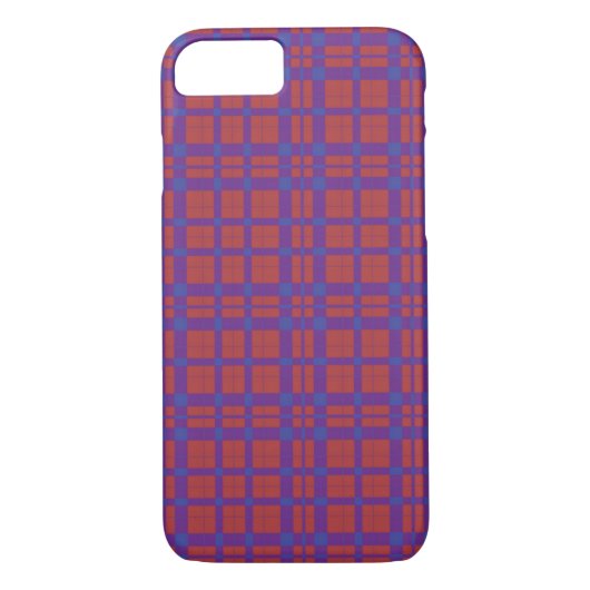 beige Tartan Case-Mate iPhone Hülle (Rückseite)