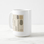 beige Tasse. Kaffeetasse (Vorderseite Links)