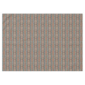 Beige Taupe Red Brown Aquamarin Blue Tribal Art Mu Tischdecke (Vorderseite (Horizontal))