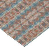 Beige Taupe Red Brown Aquamarin Blue Tribal Art Mu Tischdecke (Schrägansicht)