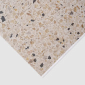 Beige Terrazzo Alla Venezia Texture DIY Loft Dekor Seidenpapier (Ausschnitt)