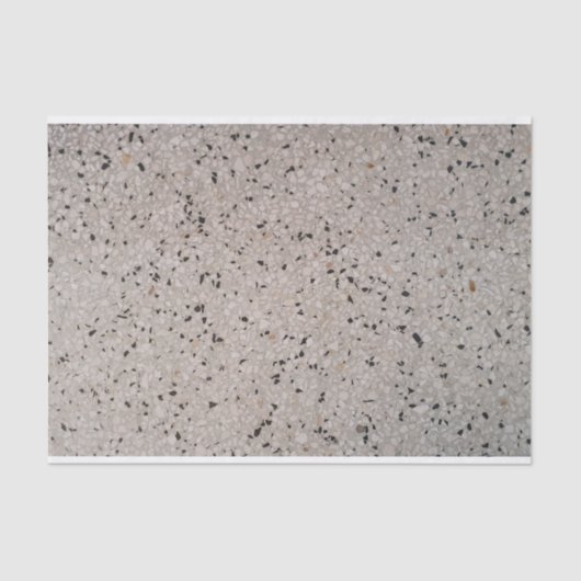 Beige Terrazzo Alla Venezia Texture DIY Loft Dekor Seidenpapier (Vorderseite)