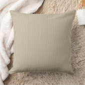 Beige Ticking Stripe Kissen (Decke)