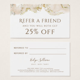 beige Tinte Referenzkarte