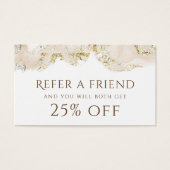 beige Tinte Referenzkarte (Vorderseite)