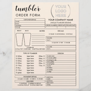 Beige-Tumbler-Mug-Tasse-Bestellformular Flyer