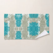 Beige und Aquamarine Badetücher Set (Handtuch)