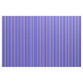 Beige und blaue Linse/Streifenmuster Stoff (Yard (91,4 cm))