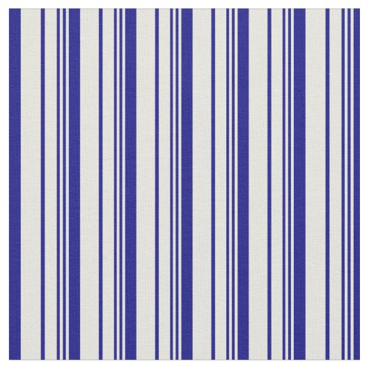Beige und blaue Streifen/Linke Muster Stoff (Nahaufnahme)