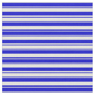 Beige und blaue Streifen Stoff