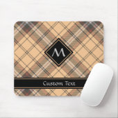 Beige- und Braunkariert Mousepad (Mit Mouse)