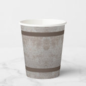 Beige und Brown Pappbecher (Links)