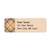 Beige und Brown Tartan (Vorne)