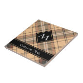 Beige und Brown Tartan Fliese (Seite)