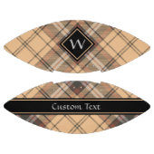 Beige und Brown Tartan Football (Paneele)