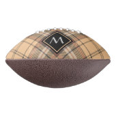 Beige und Brown Tartan Football (Gedreht 90)