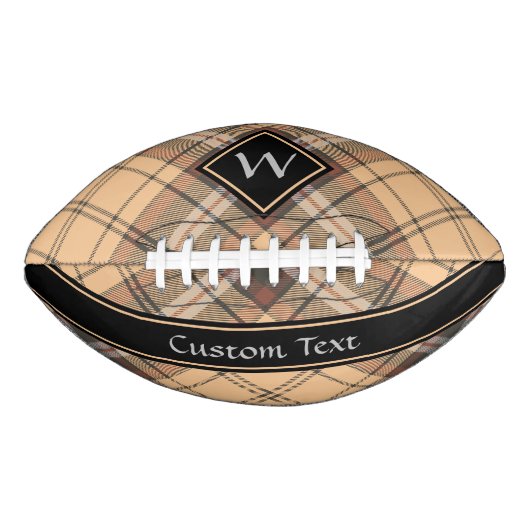 Beige und Brown Tartan Football (Vorderseite)