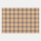 Beige und Brown Tartan Geschenkpapier Set (Vorderseite)