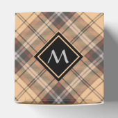 Beige und Brown Tartan Geschenkschachtel (Oben)