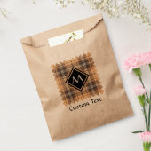Beige und Brown Tartan Geschenktütchen (Versiegelt)