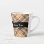 Beige und Brown Tartan Milchtasse (Rechts)