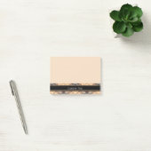 Beige und Brown Tartan Post-it Klebezettel (Büro)