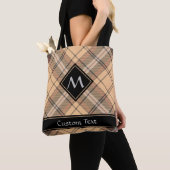 Beige und Brown Tartan Tasche (Von Nahem)
