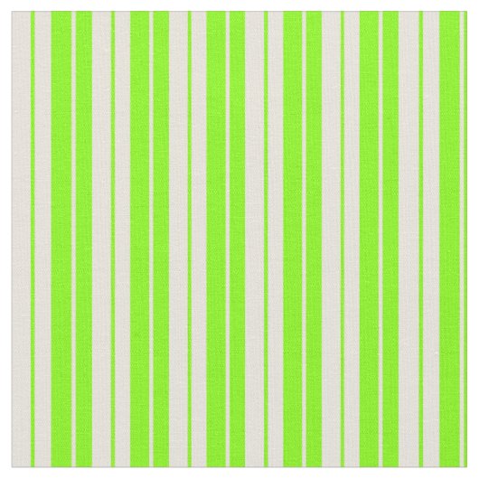 Beige und Chartreuse farbiges Muster Stoff (Nahaufnahme)