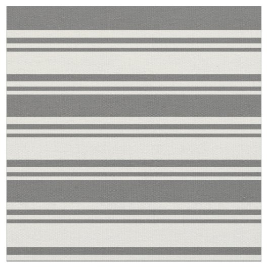 Beige und Dim Gray Lines Stoff (Nahaufnahme)