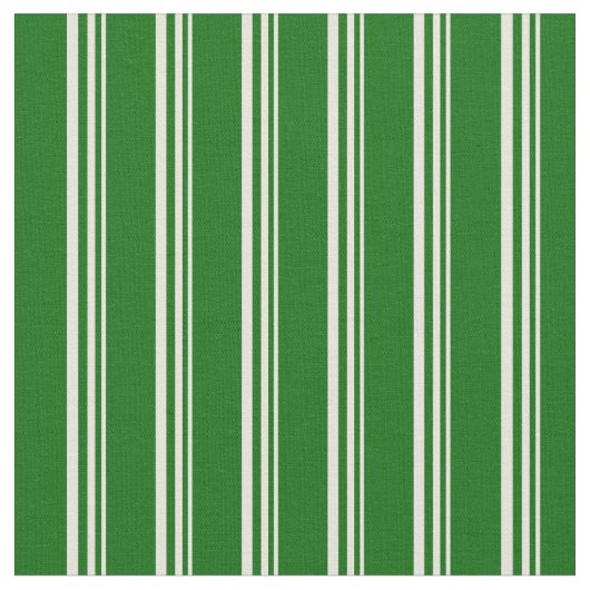 Beige und dunkelgrüne Farbmuster Stoff (Nahaufnahme)
