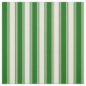 Beige und dunkelgrüne Linien Stoff (Muster)