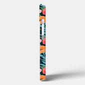 Beige und farbenfrohe Illustrative florale Telefon Case-Mate iPhone Hülle (Rückseite / Links)